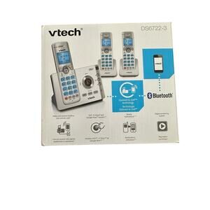 Vtech DS6722-3 Cordless Phone Digital Answering System 3 Handsets